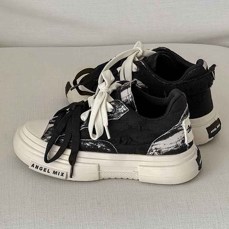 Duo Lace | Platform Canvas Sneakers