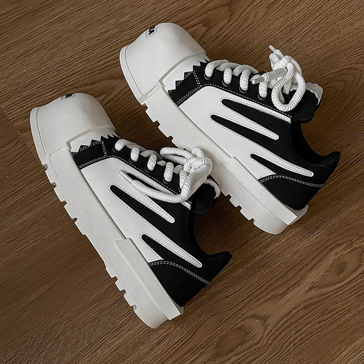 Star Cap | Chunky Canvas Sneakers - Luxuryurbanwear