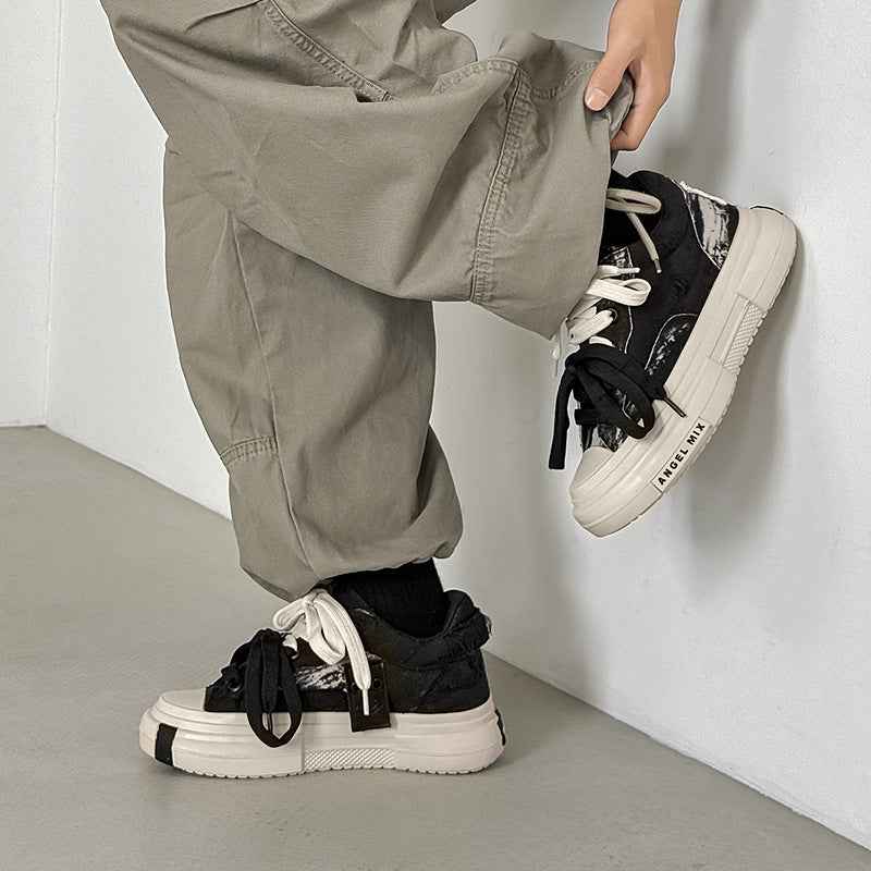 Duo Lace | Platform Canvas Sneakers