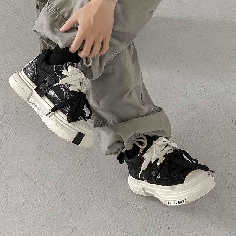 Duo Lace | Platform Canvas Sneakers