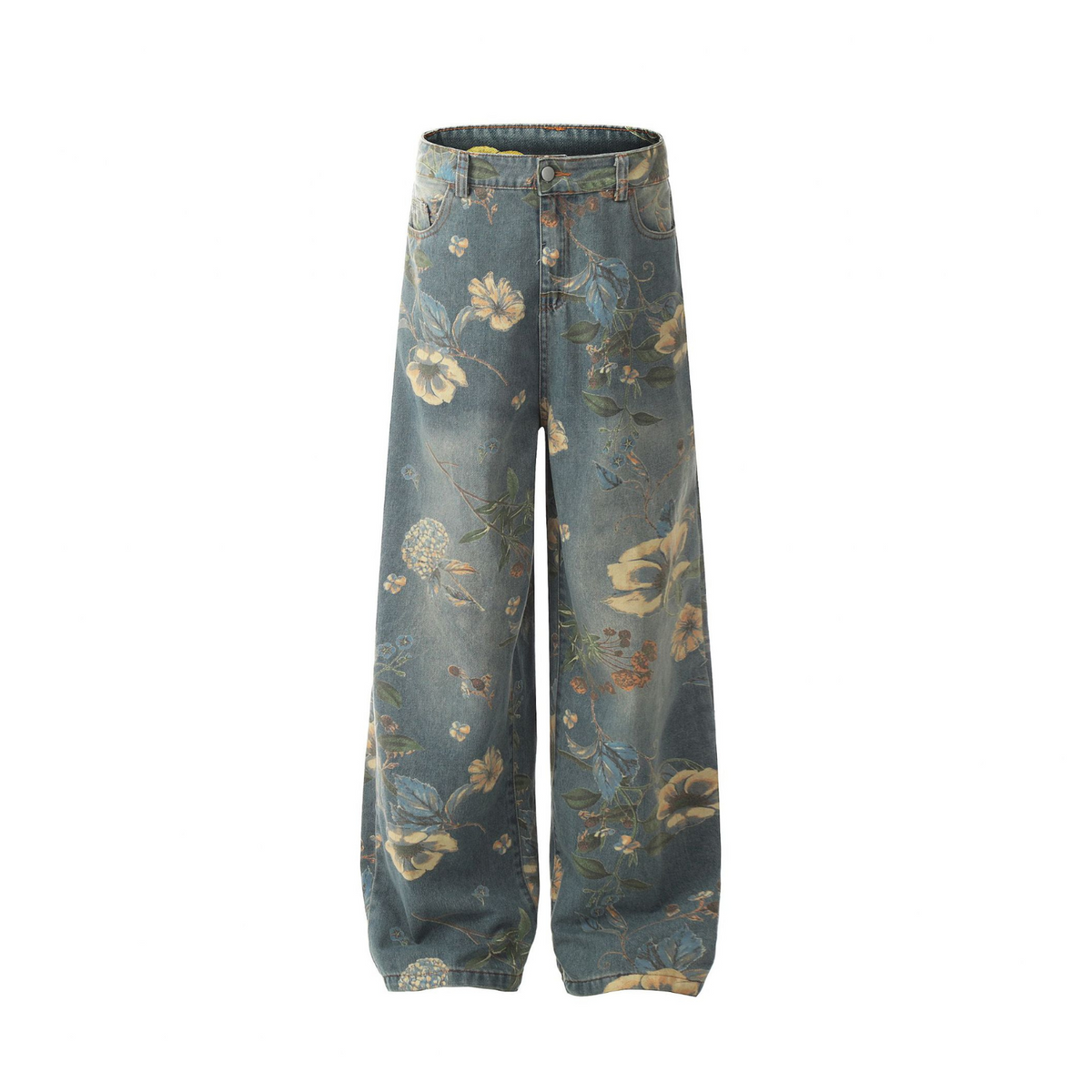 Floral Serenity Jean Pants