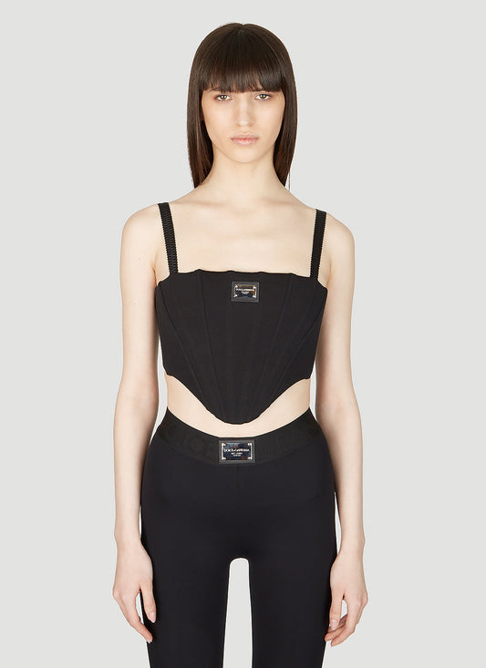 Dolce & Gabbana Women Logo Plaque Corset