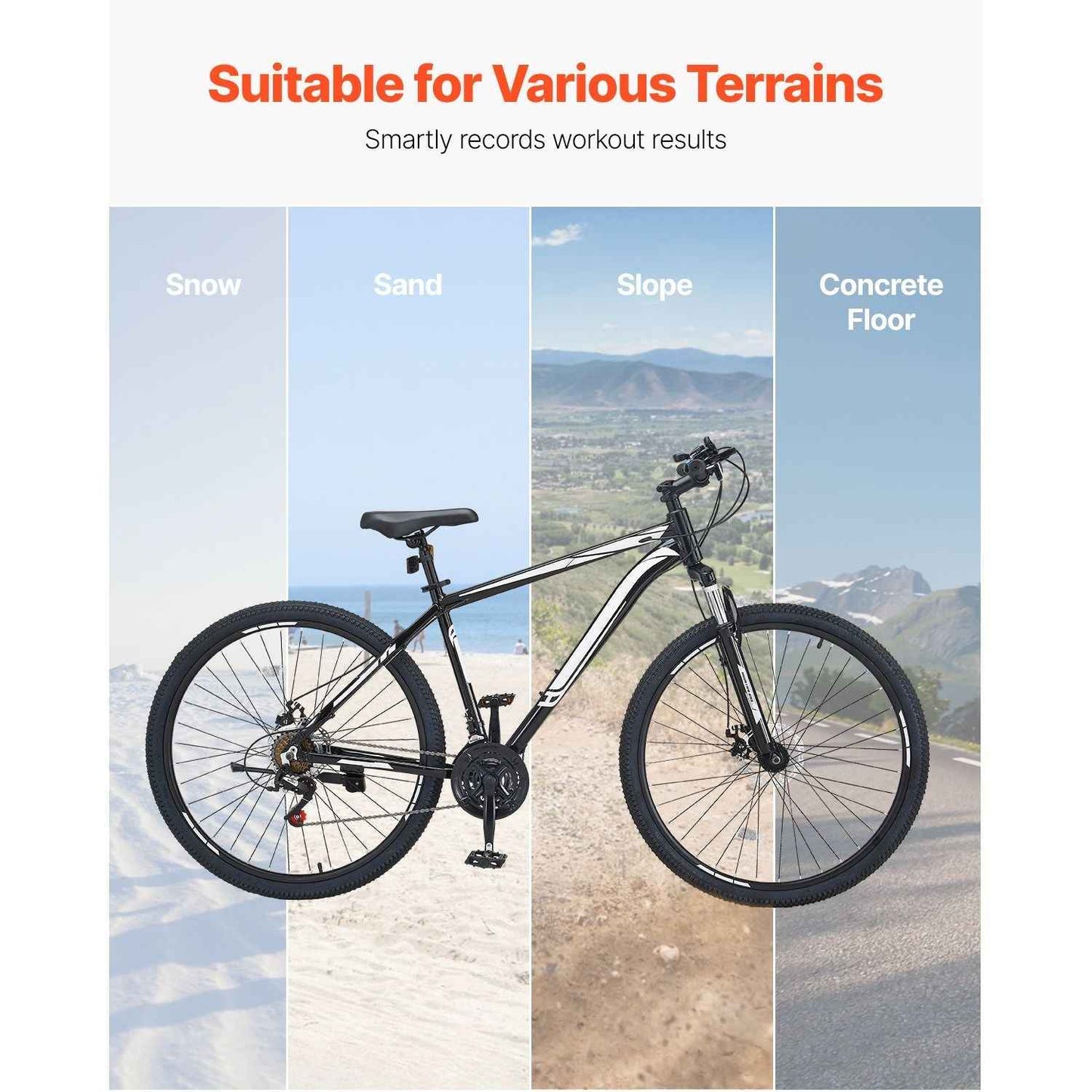 Mountain Bike, 29 inch MTB Bicycle with Front Suspension, 21 Speeds SHIMANO Twist Shifting, Comfort Saddle, Dual Disc Brakes, Aluminum Alloy Frame, Adult Sport Cycling Bicycle Trail Snow