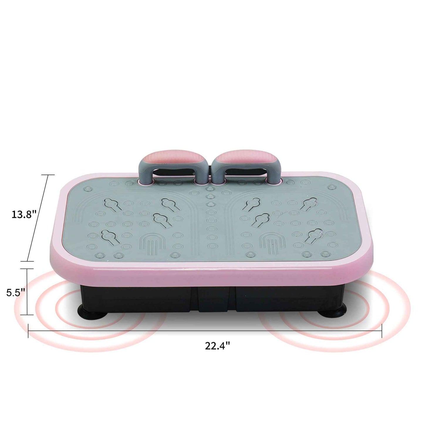 Vibration Plate Fitness Platform with handle Whole Body Exercise Machine with 120 Speed Levels, Lymphatic Drainage, Fat Burning, and Weight Loss, Perfect for Women, Men, and Home Gym exercise