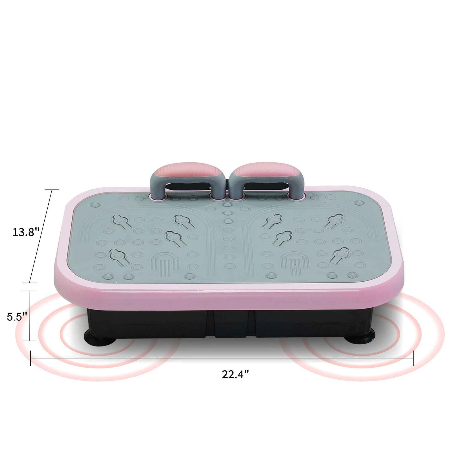 Vibration Plate Fitness Platform with handle Whole Body Exercise Machine with 120 Speed Levels, Lymphatic Drainage, Fat Burning, and Weight Loss, Perfect for Women, Men, and Home Gym exercise
