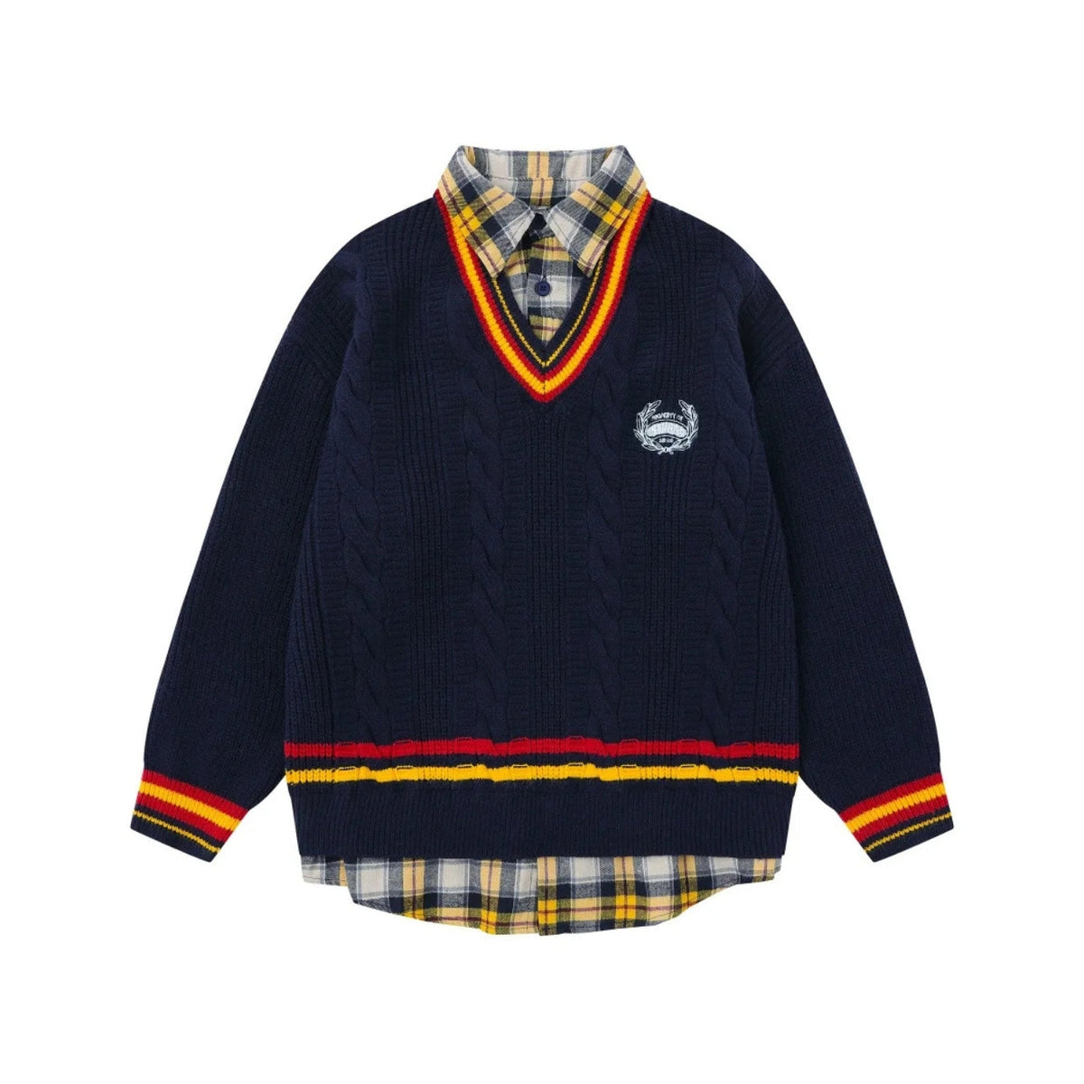 Varsity Legacy Layered Sweater
