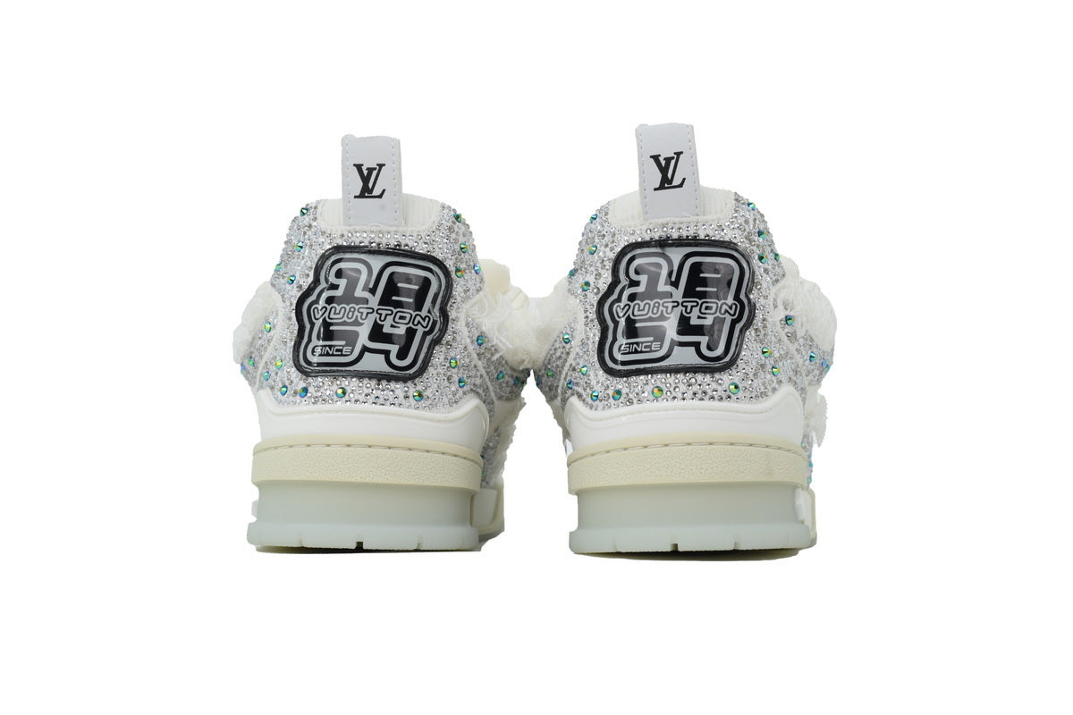 Monogram Louis Silver White Diamond louis vuitton