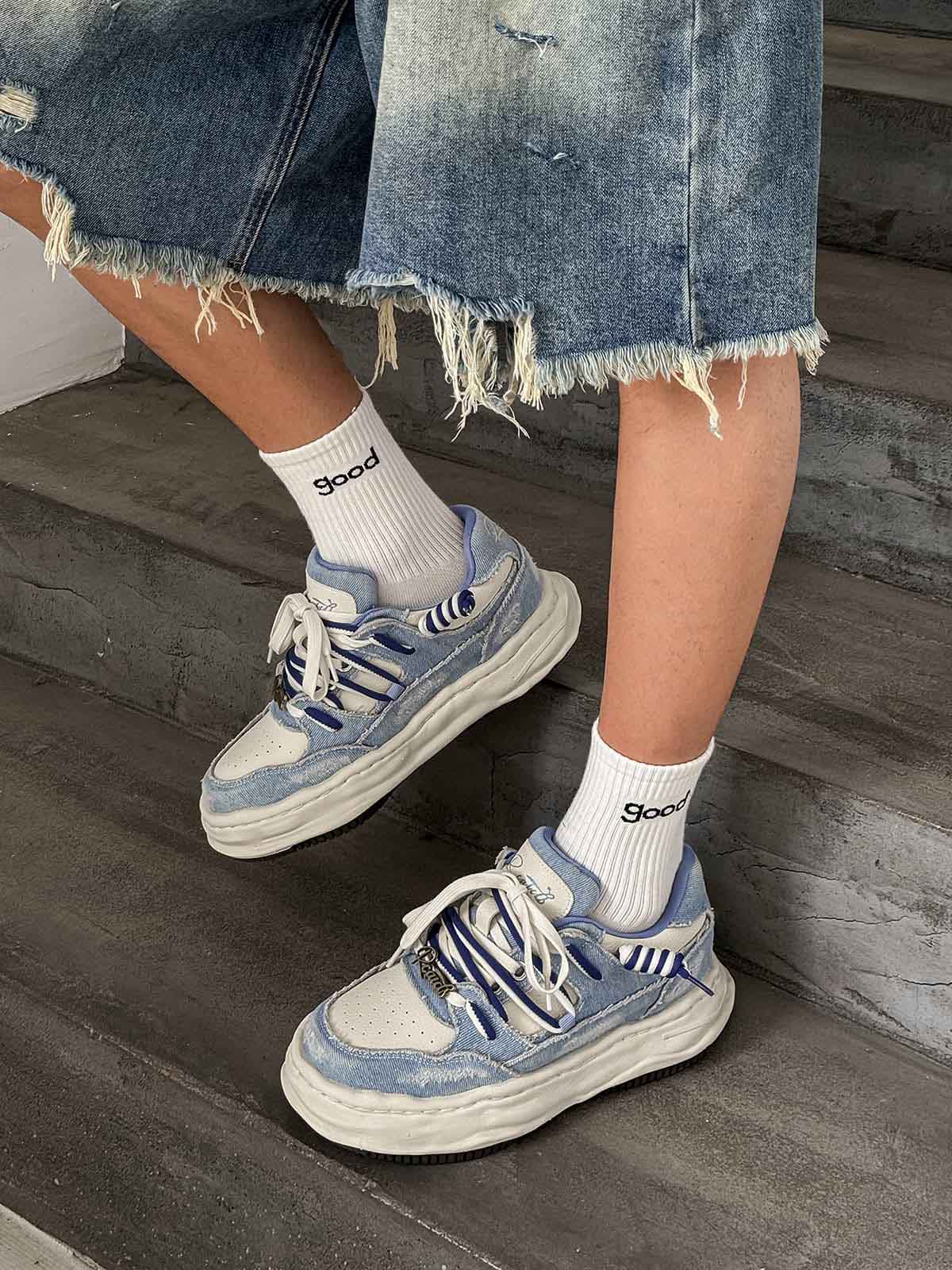 Sneakers Retro Washed