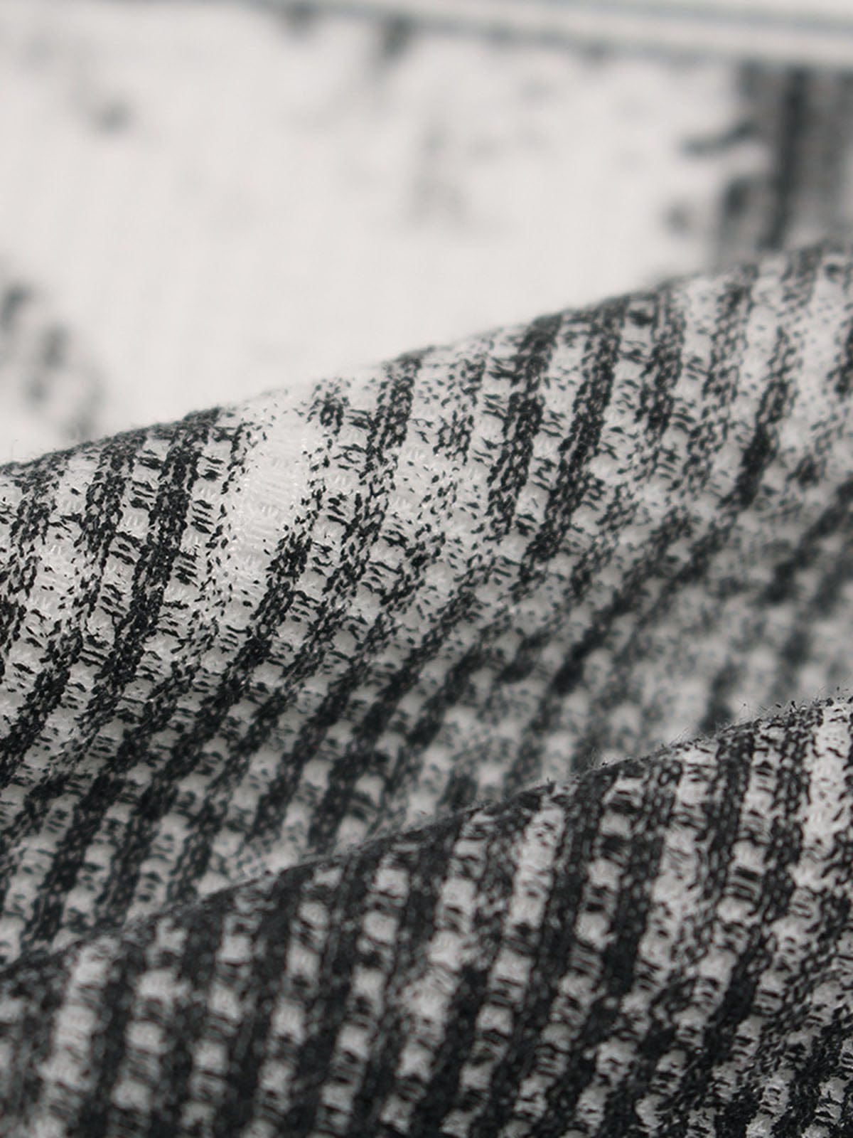 Long Sleeve Letter Waffle