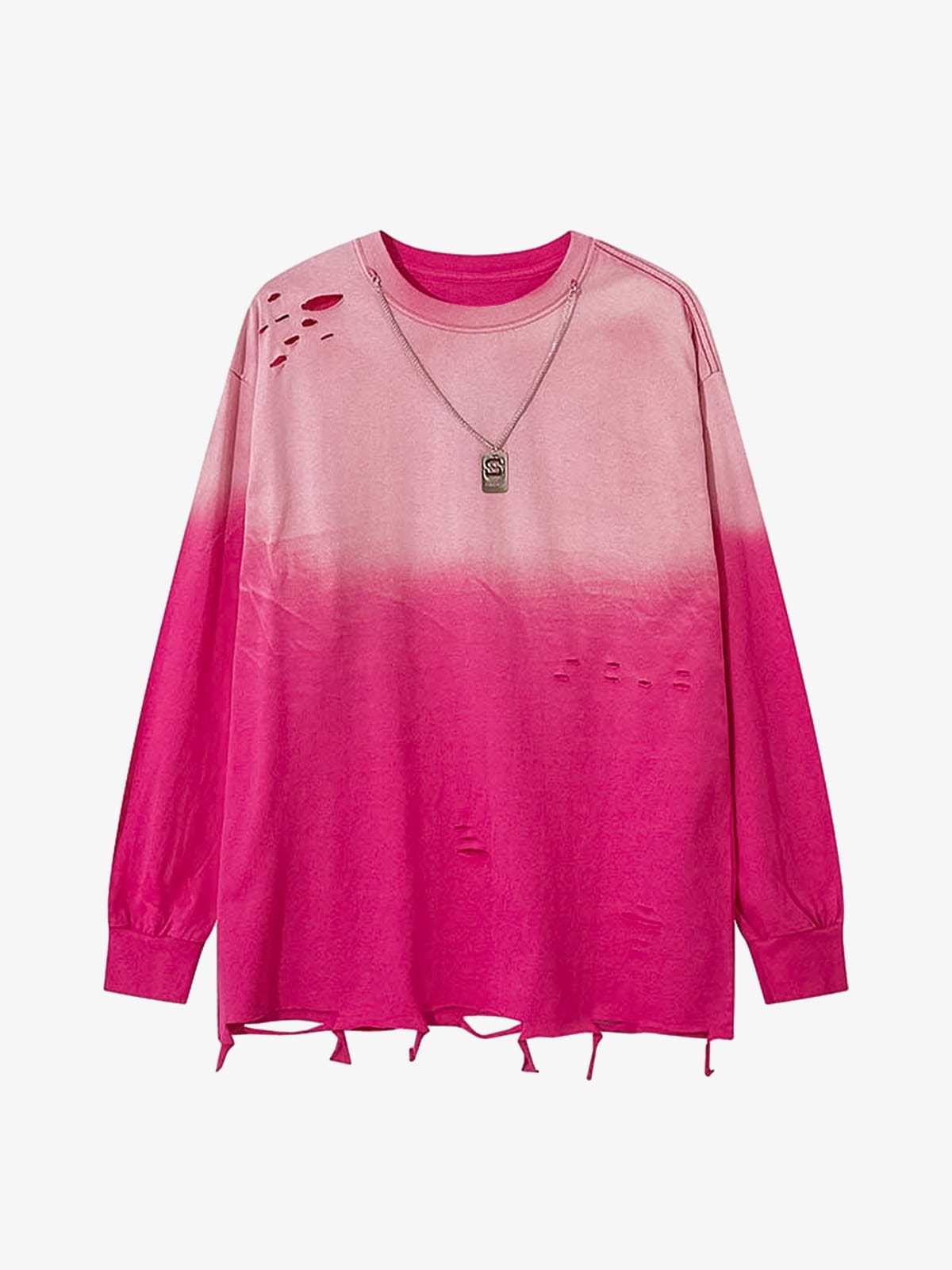Long Sleeve Holey Fade