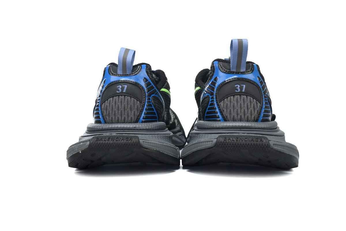 Custom BLCG Black Green Blue Sneakers W3XDC SneakerNational