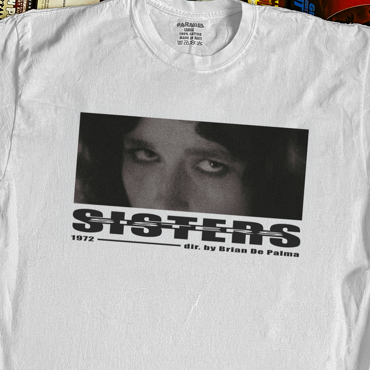 1972 'Sisters' Brian De Palma Vintage Washed White Tee