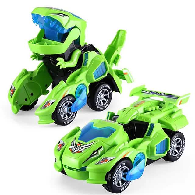 Electric Dinosaur Non Remote Control Morphing Vehicle Toy