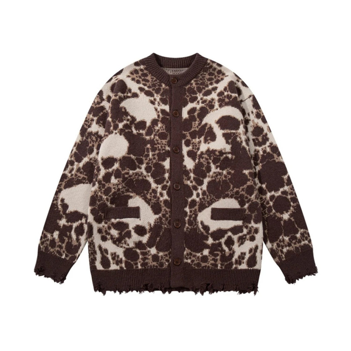 Grim Fragment Cardigan Sweater