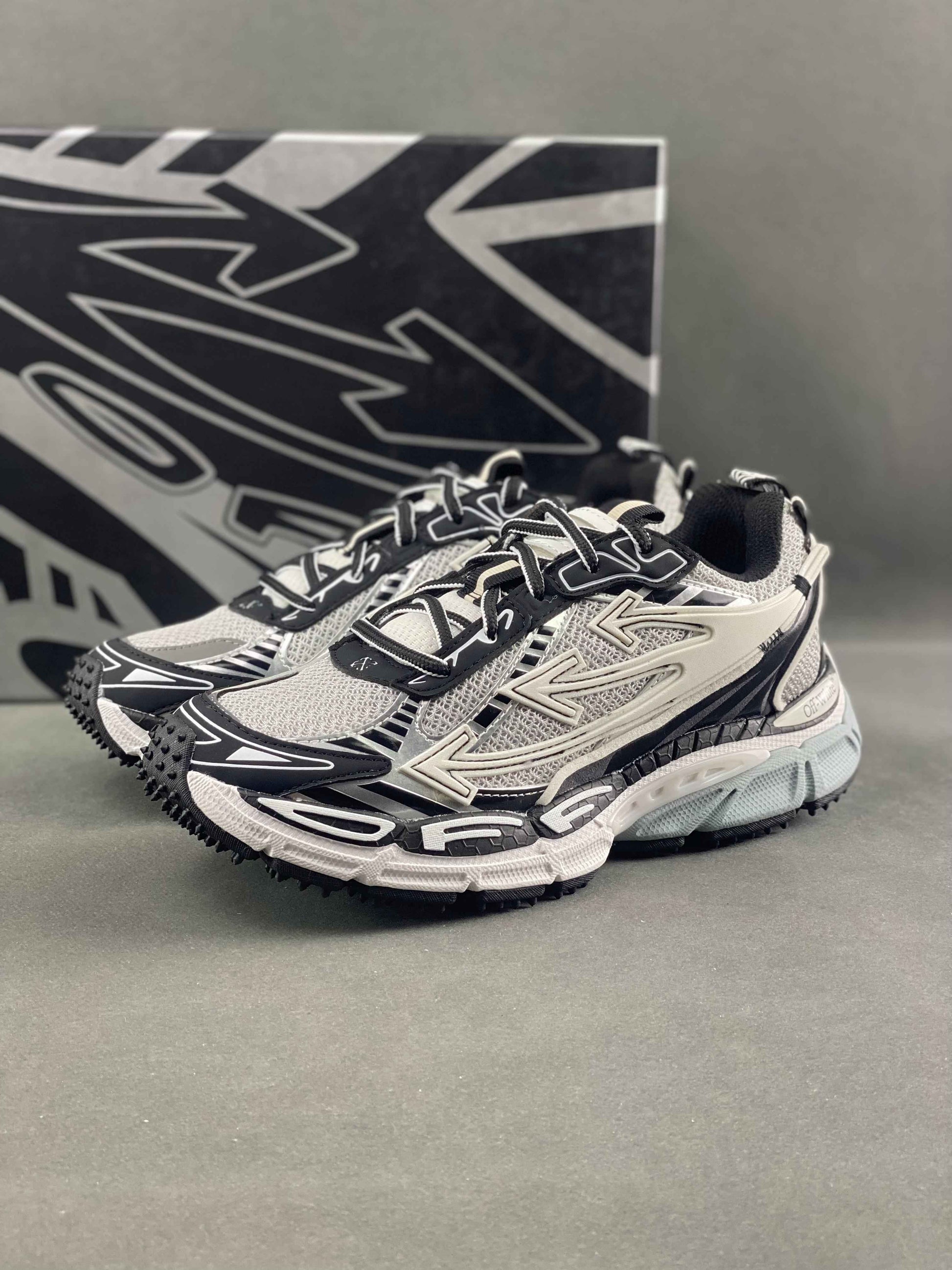 Custom OW x Virgil Abloh OW1102 SneakerNational