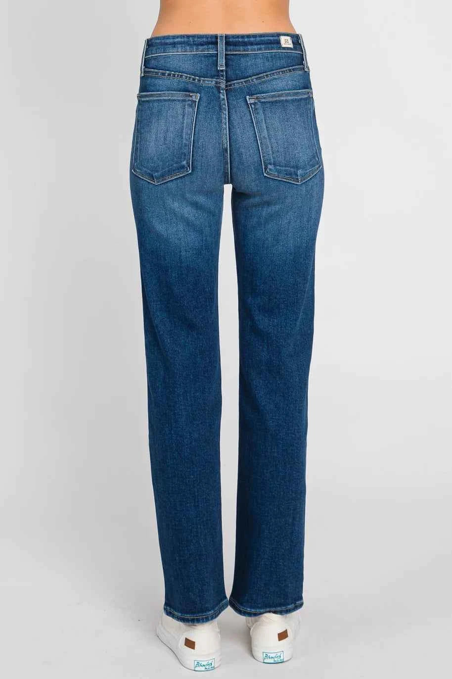 Siena Dark Straight Leg Denim - L.T.J.