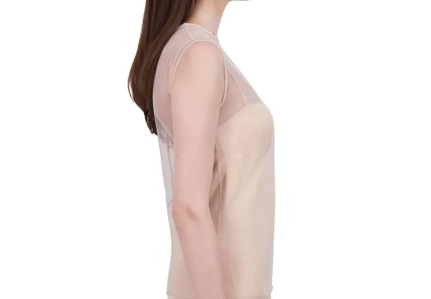 Gilded Fairy Crew Neck Tulle Top