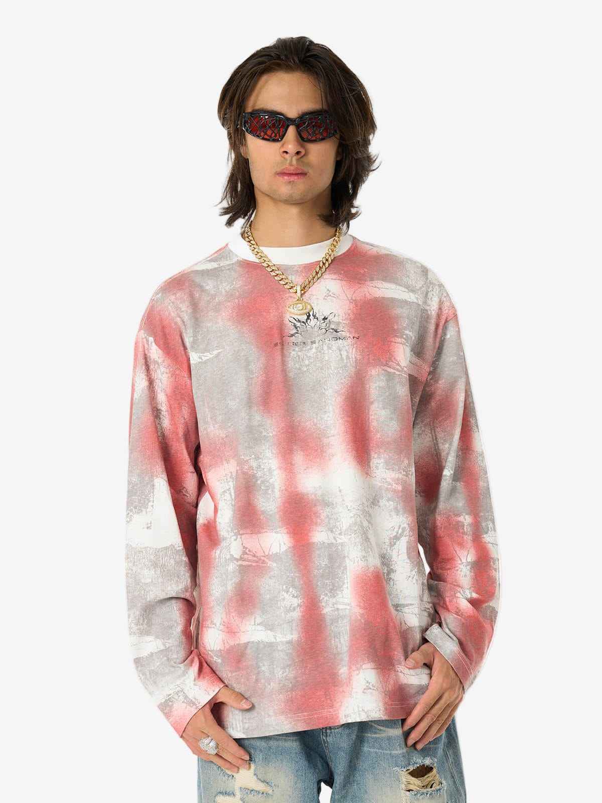 Long Sleeve Dirty Gradient