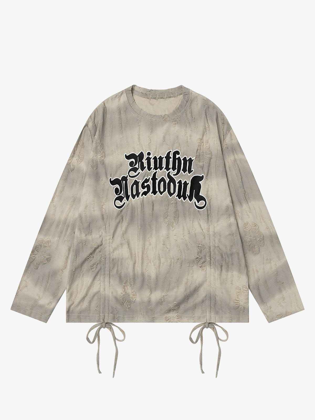 Long Sleeve Lazy String