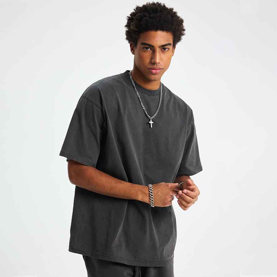 Washed Edge Distressed | Basic T-Shirt