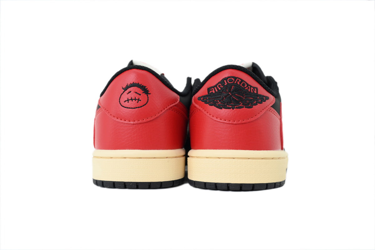 Travis Scott x Air Jordan 1 Low “Red/Black”