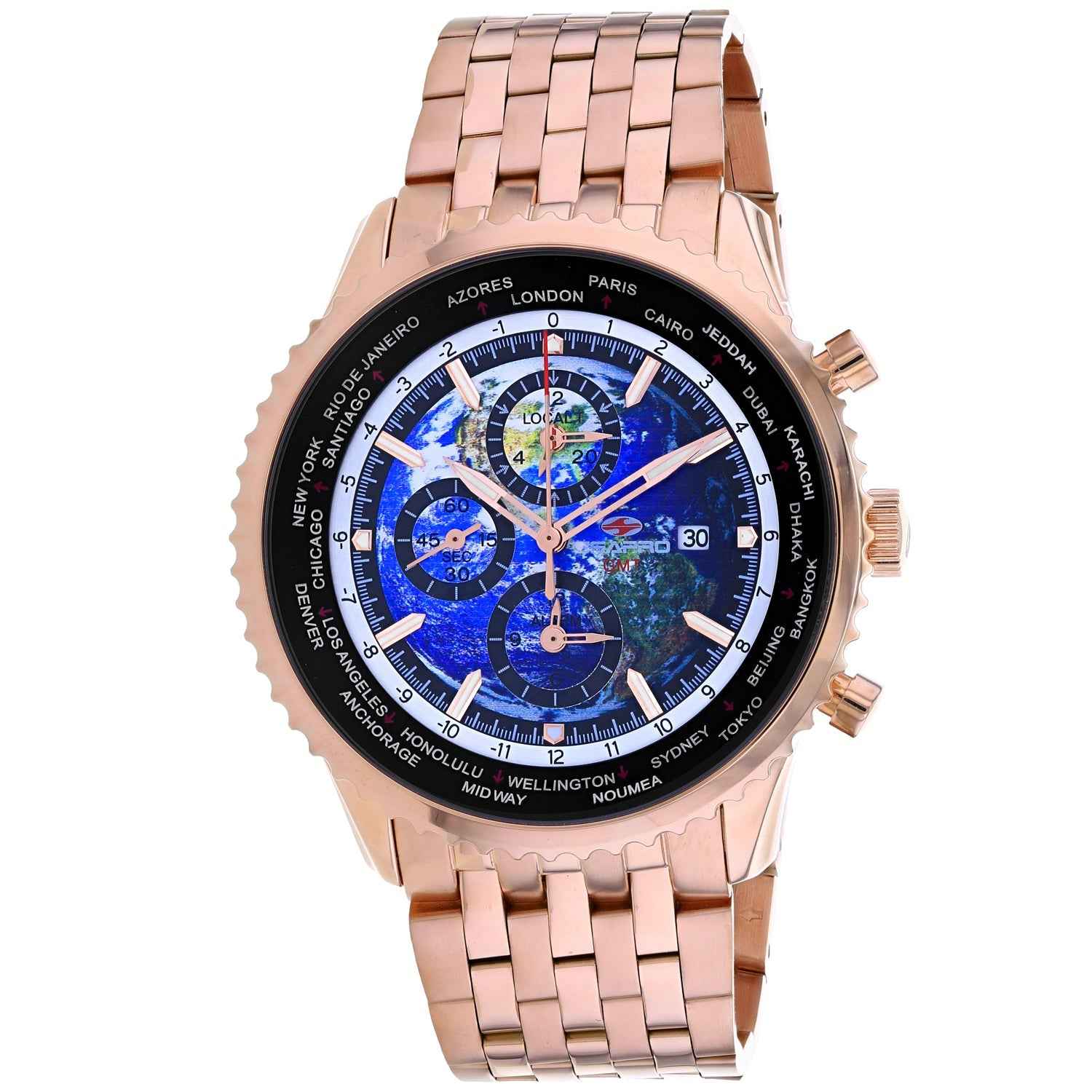 Seapro Men's Meridian World Timer GMT