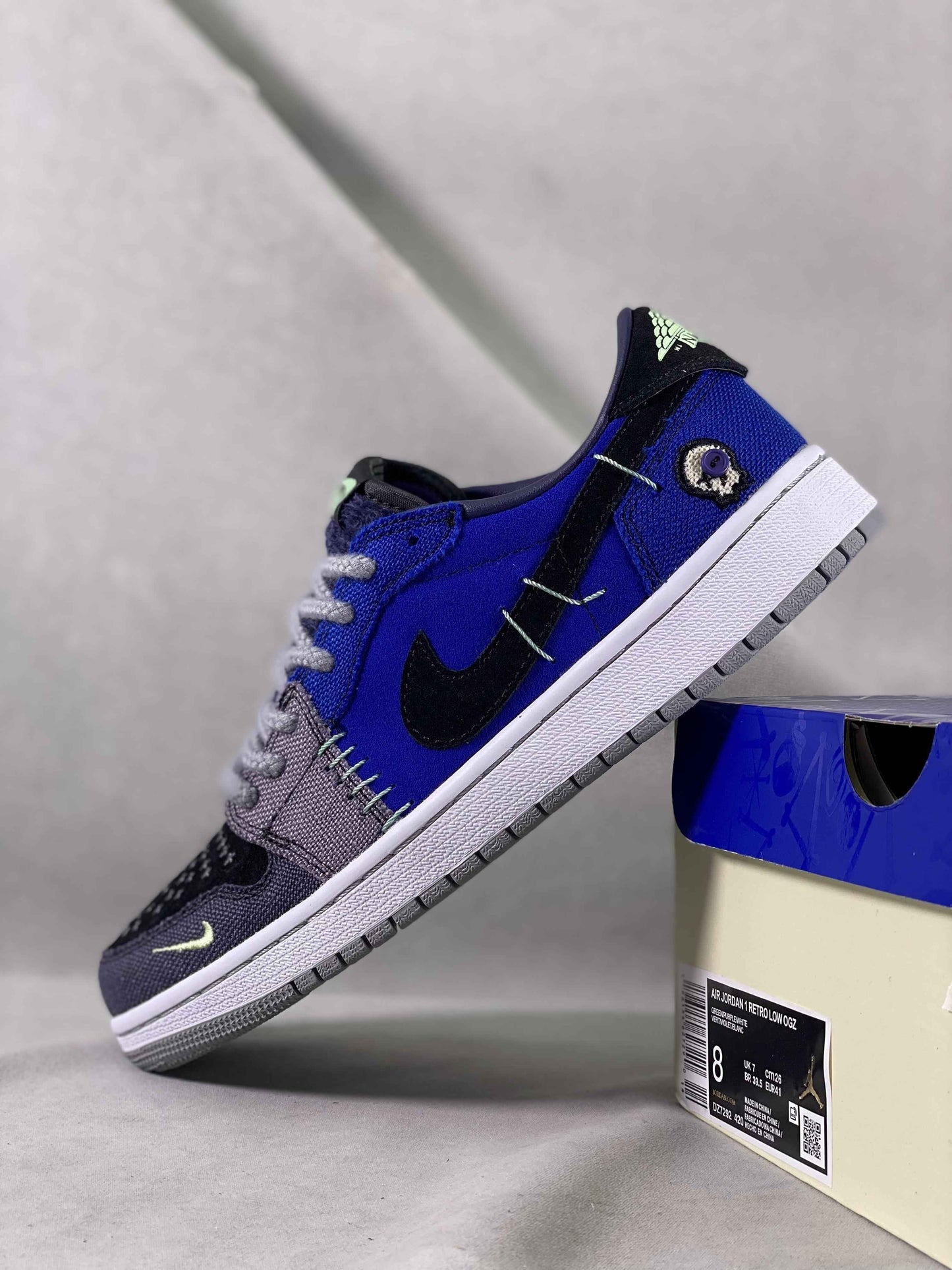 Custom Air Jordan 1 Voodoo Alternate Low OG ZION Sneakers SneakerNational
