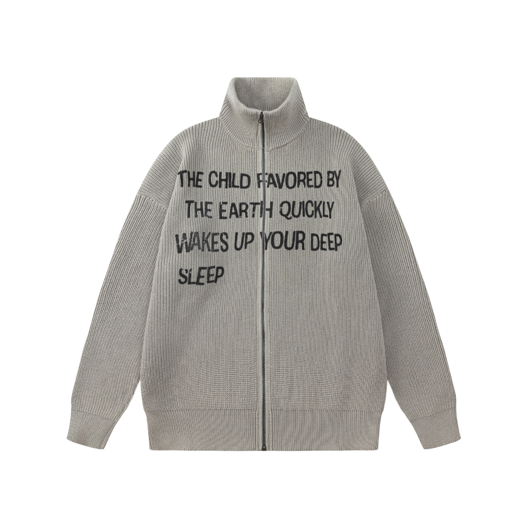 Earth Child Zip-Up Sweater