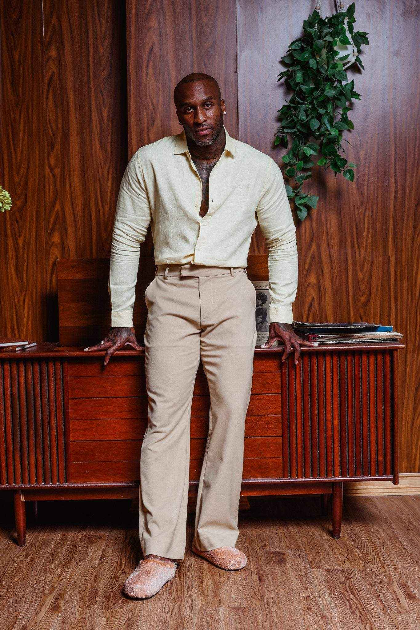 Slim Fit Linen Shirt