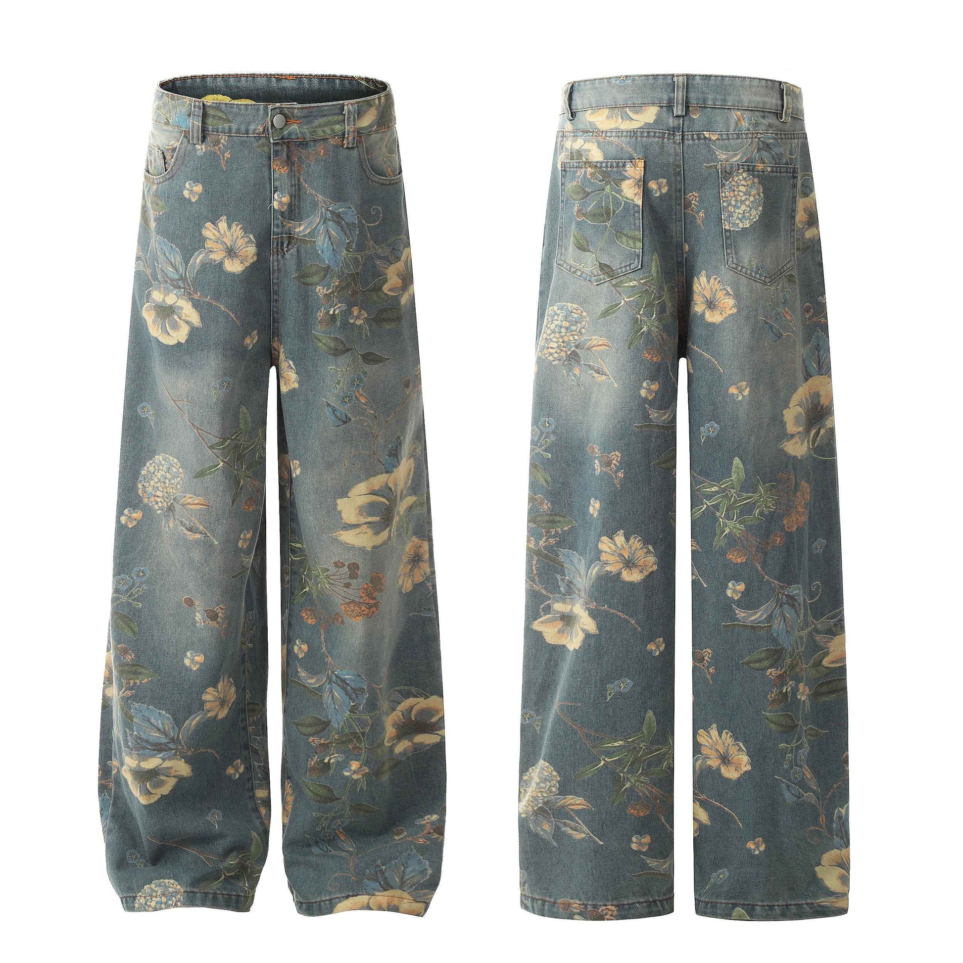 Flowers | Street Style Jeans