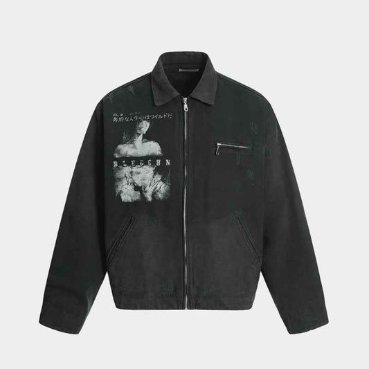 Grunge Graphic Mood | Street Jacket