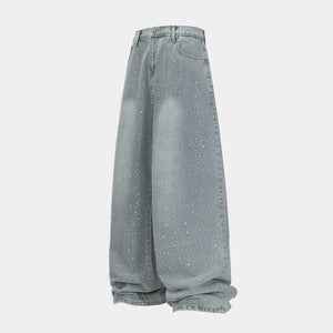 Sparkling Rhinestone | Denim jeans
