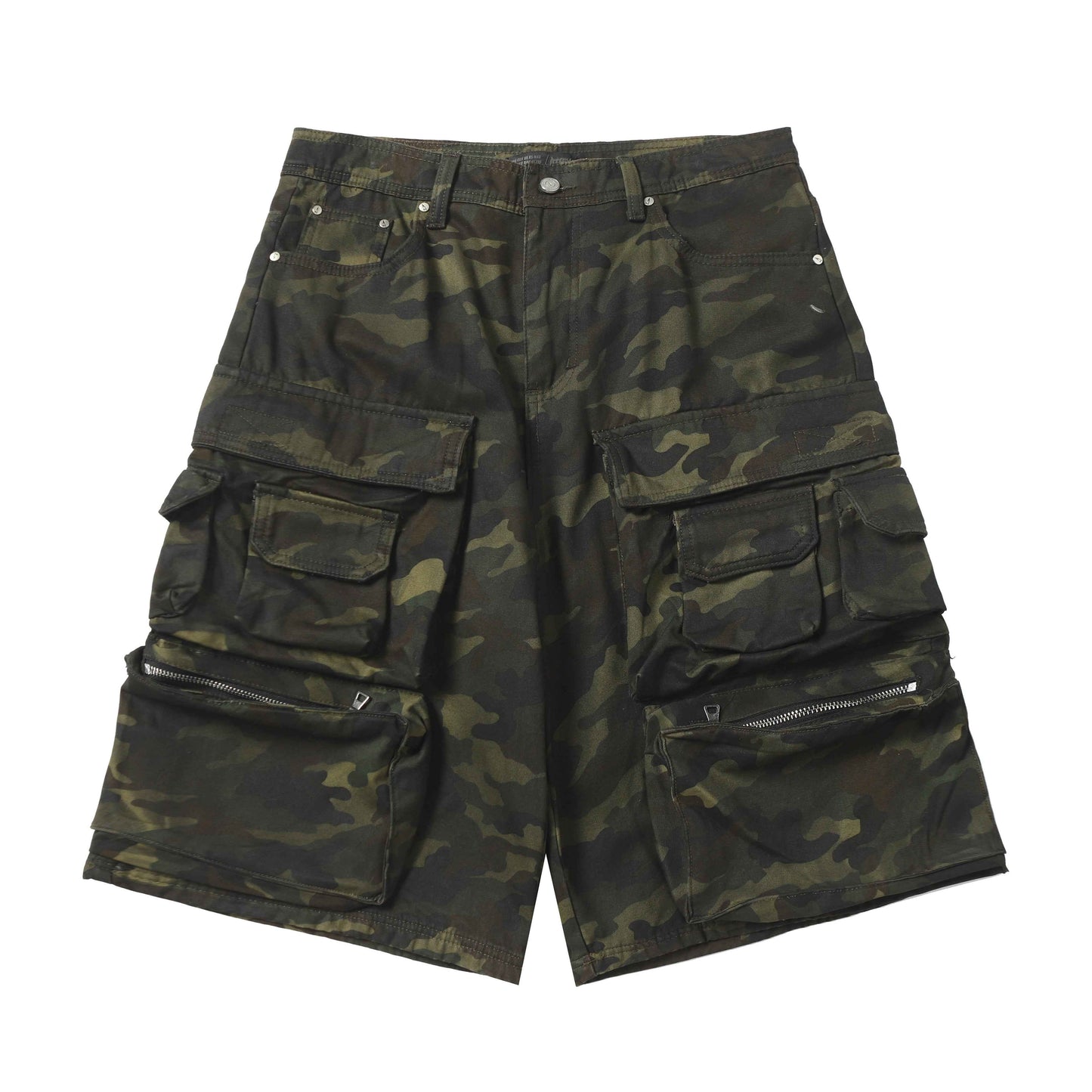 Multi-Pocket | Camouflage Cargo Shorts