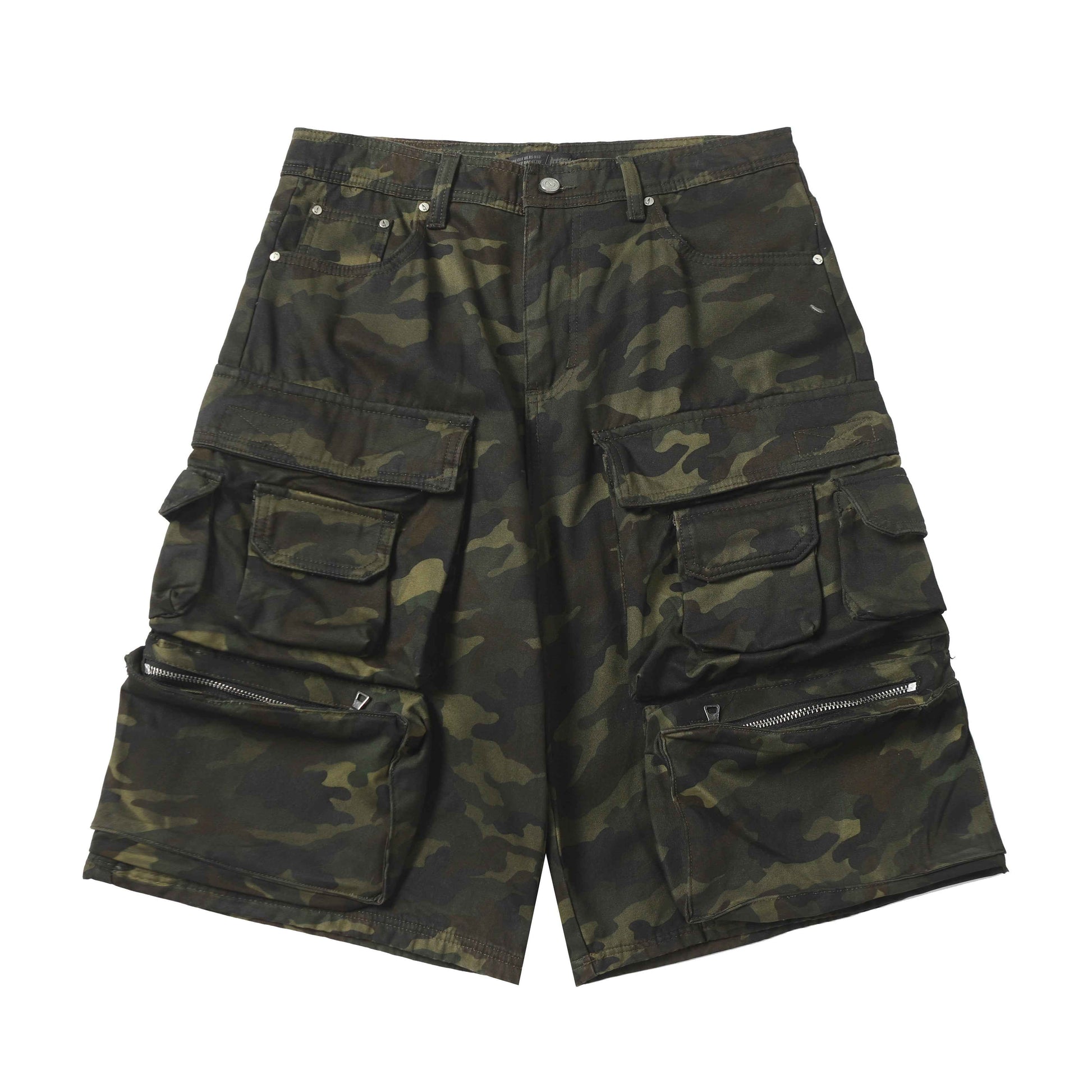 Multi-Pocket | Camouflage Cargo Shorts
