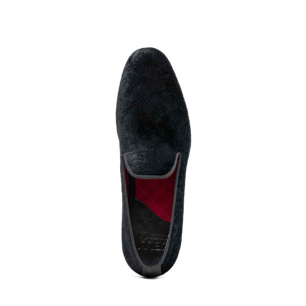 10-520-BLK FORMAL II Velvet Tuxedo Shoe, Black
