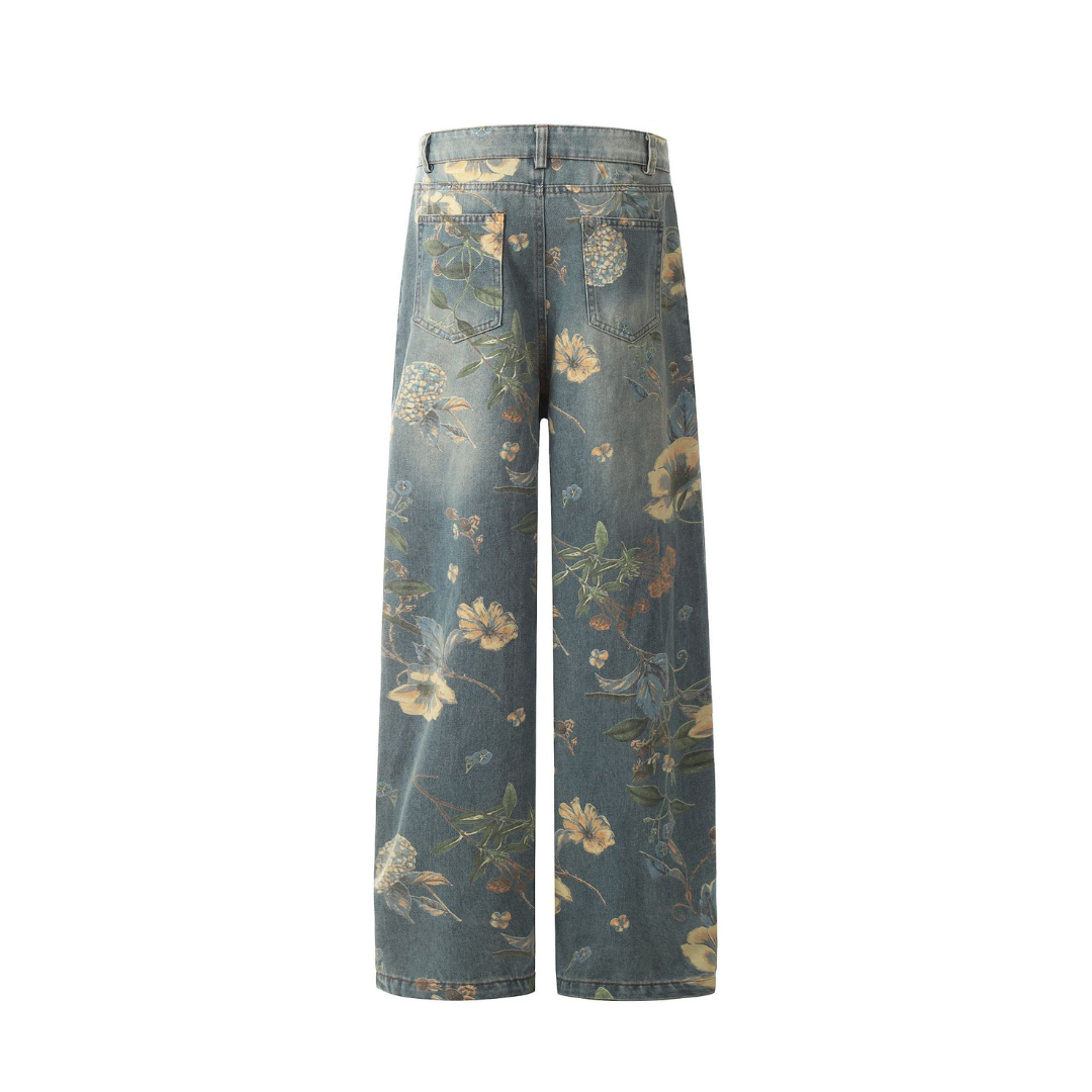 Floral Serenity Jean Pants