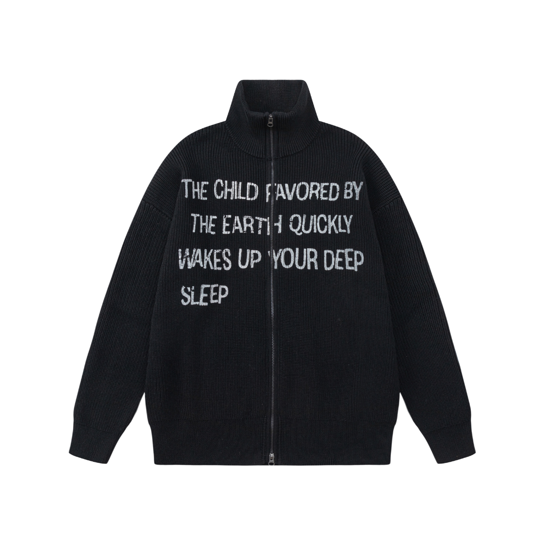 Earth Child Zip-Up Sweater