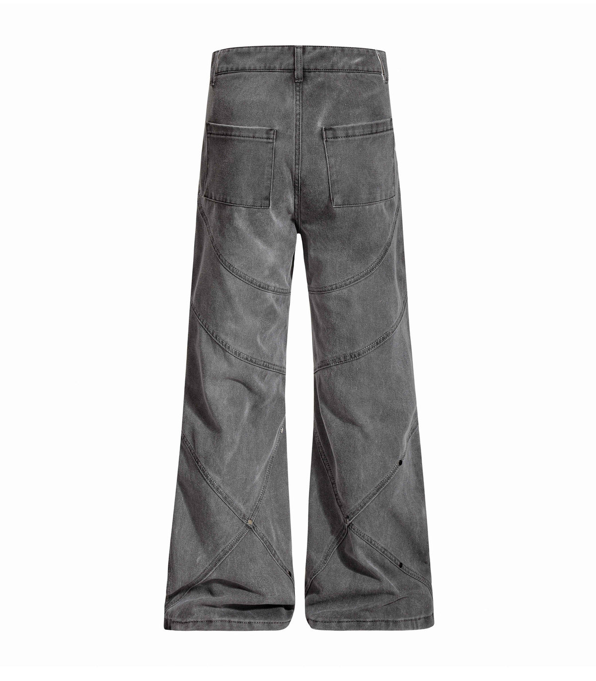 GREY PANEL DENIM