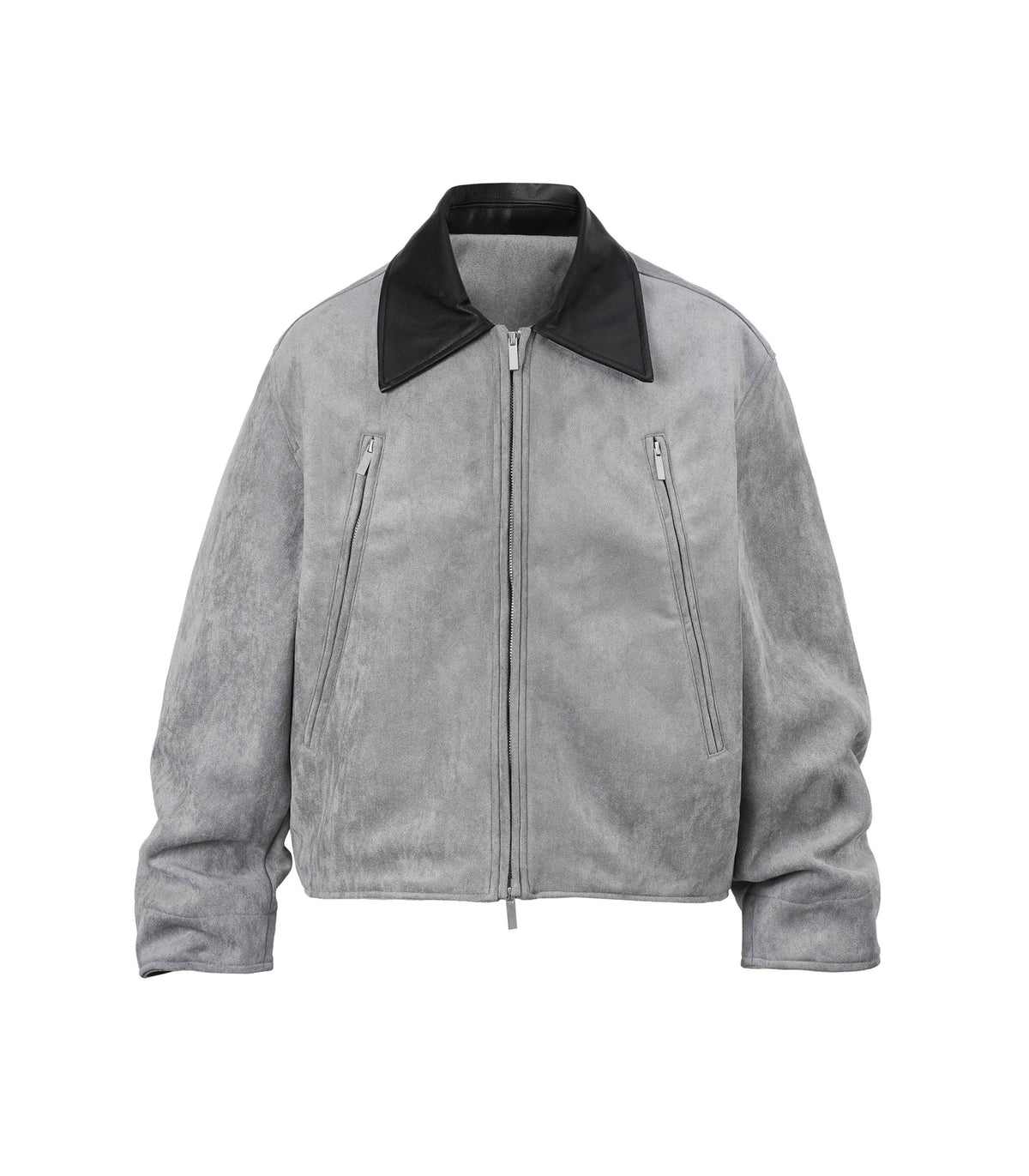 GREY SUEDE WORK JACKET
