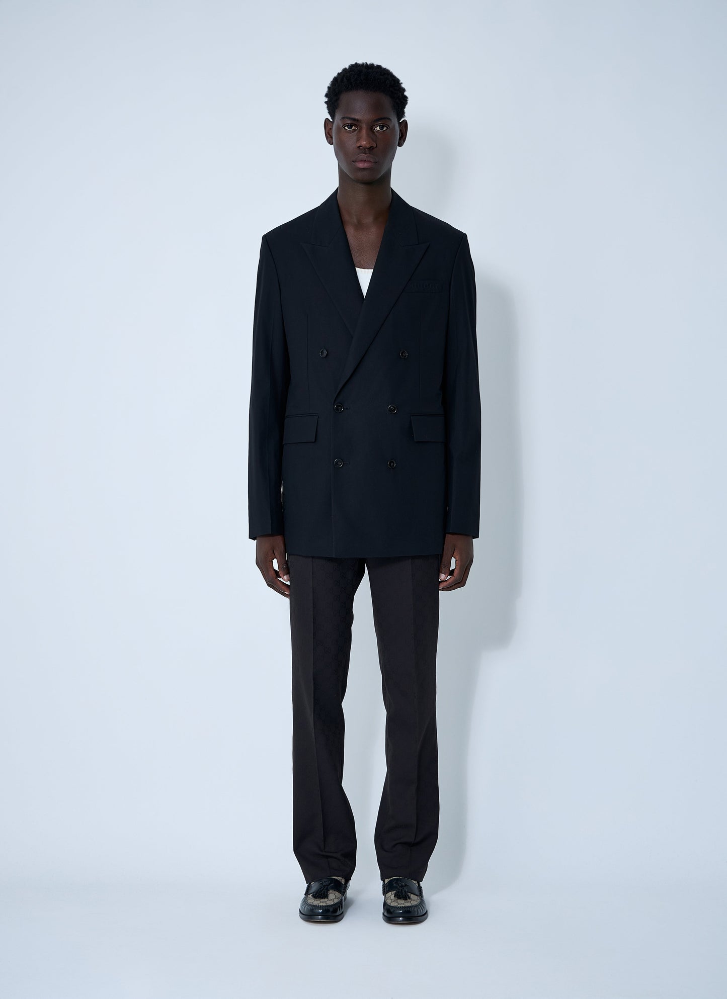 Gucci Men Double-Breasted Blazer