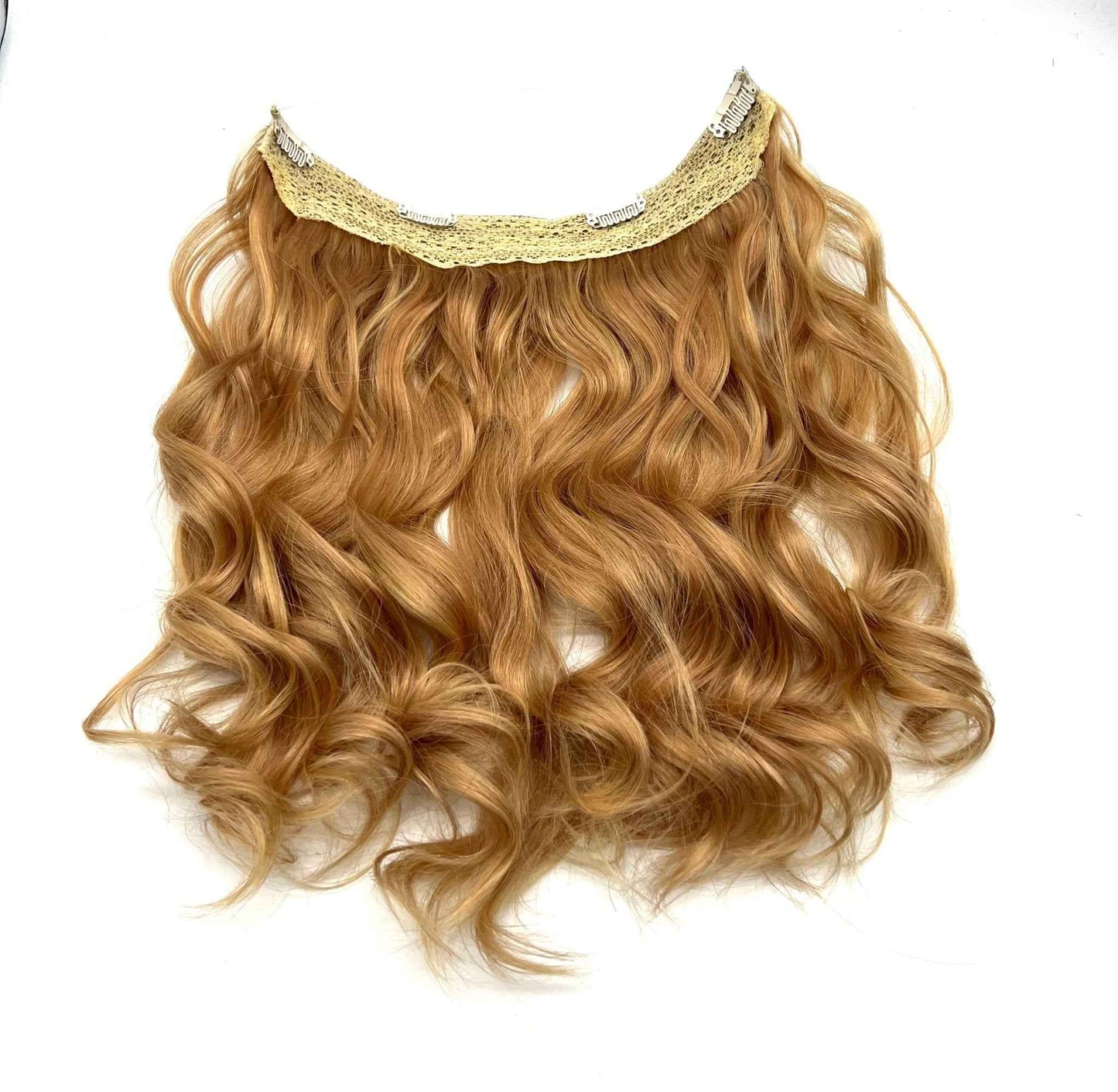 Halo Hair Extensions Body Wave Real Human Hair 14"