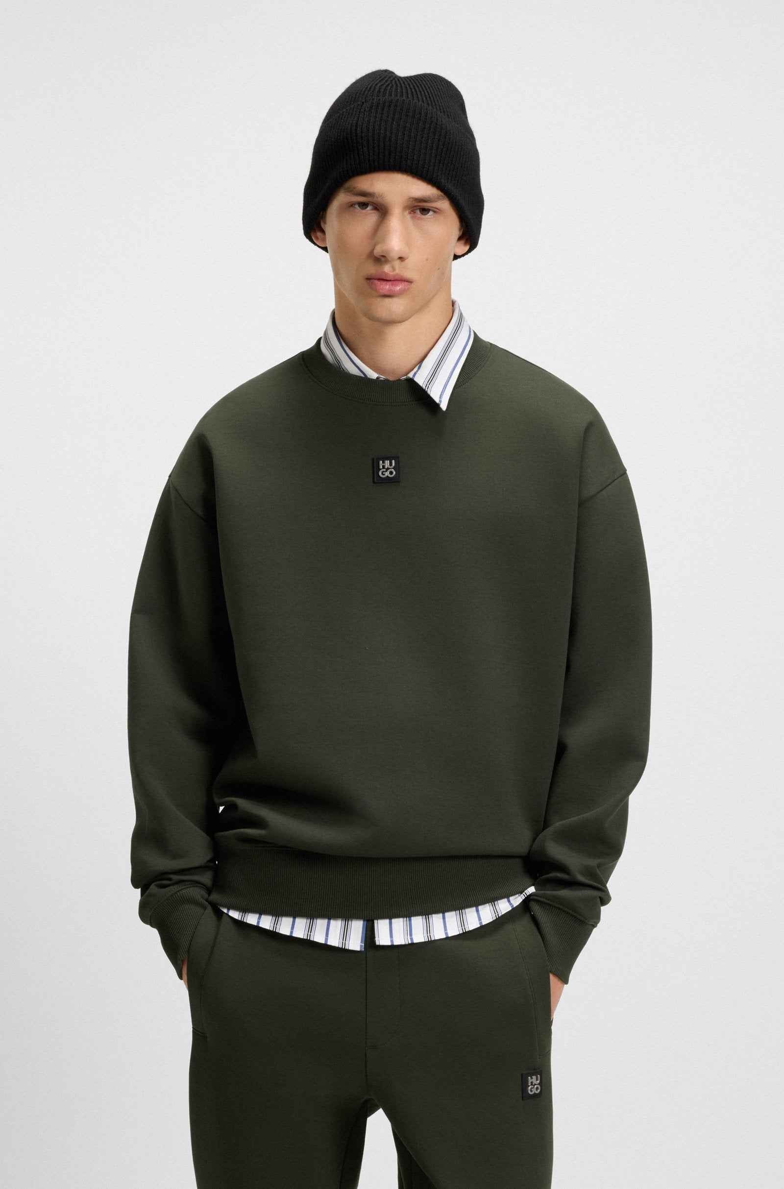 Hugo Boss Dettil Crewneck - Olive