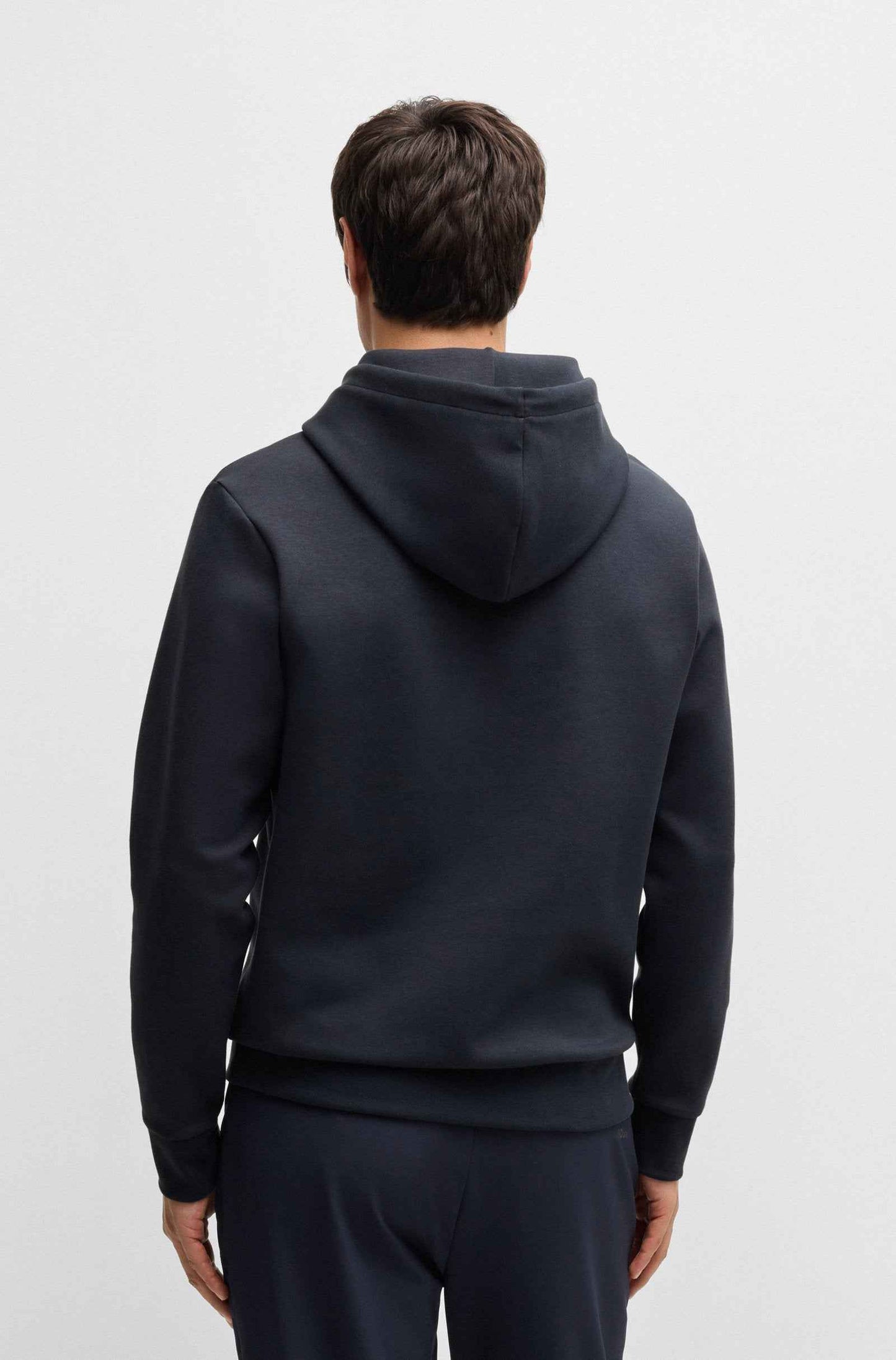 Boss Soody Tape Logo Hoodie - Navy