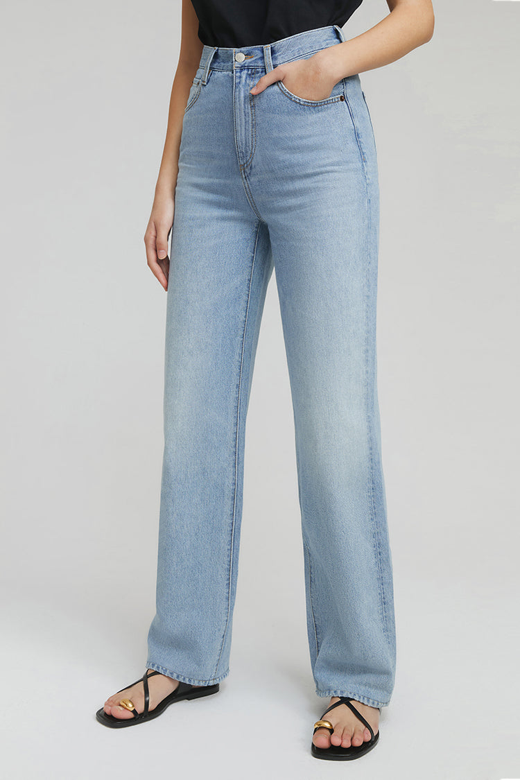 Coney Island Whitefish High Rise Wide Jeans HJ007 - JUSTLUXURY
