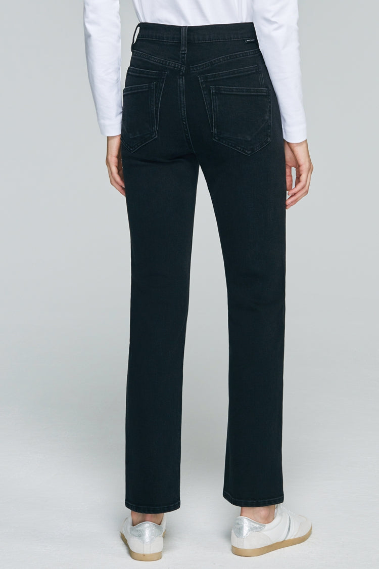 Two Shots High Rise Straight Crop Jeans HJ013 - JUSTLUXURY