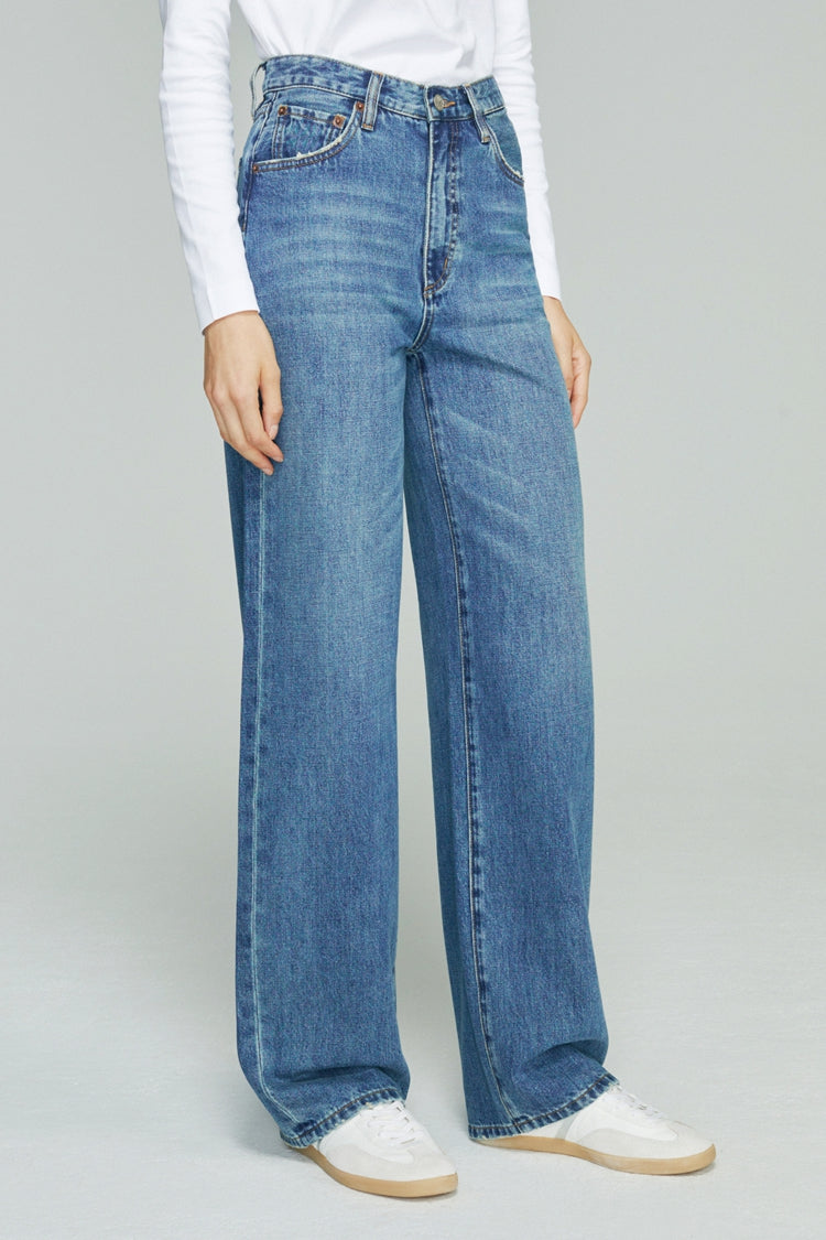 Coney Island Whitefish High Rise Wide Jeans HJ007 - JUSTLUXURY