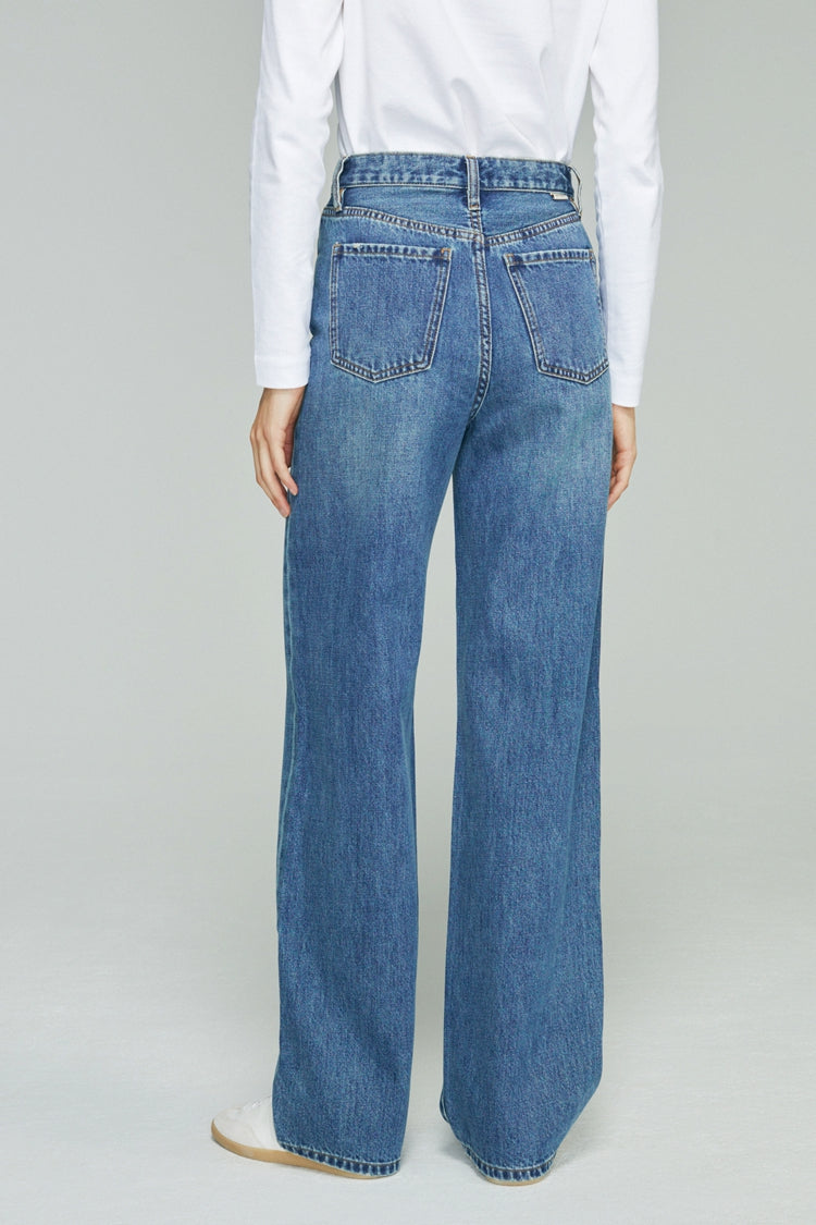 Coney Island Whitefish High Rise Wide Jeans HJ007 - JUSTLUXURY