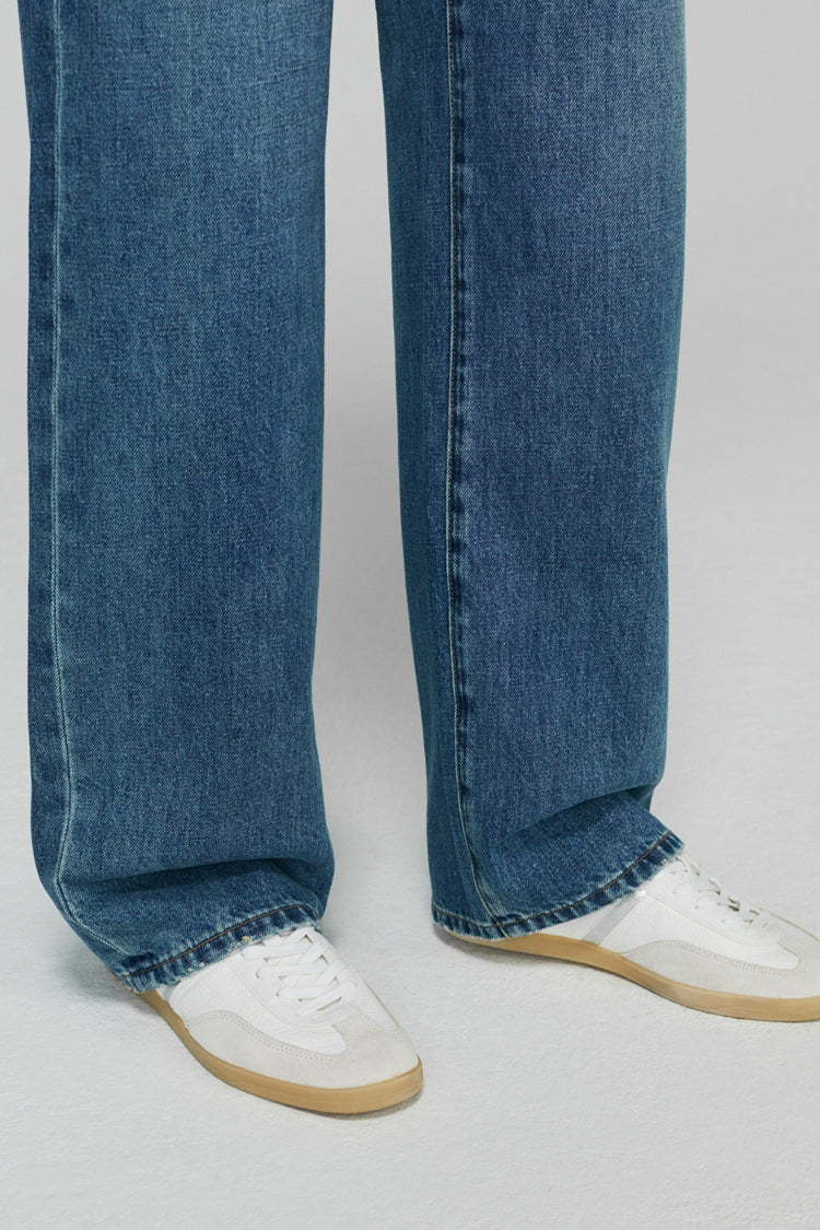 Coney Island Whitefish High Rise Wide Jeans HJ007 - JUSTLUXURY