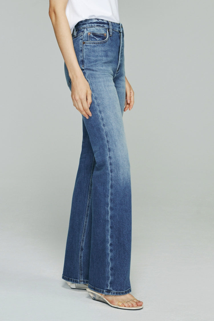 Barbara High Rise Bootcut Jeans HJ004 - JUSTLUXURY