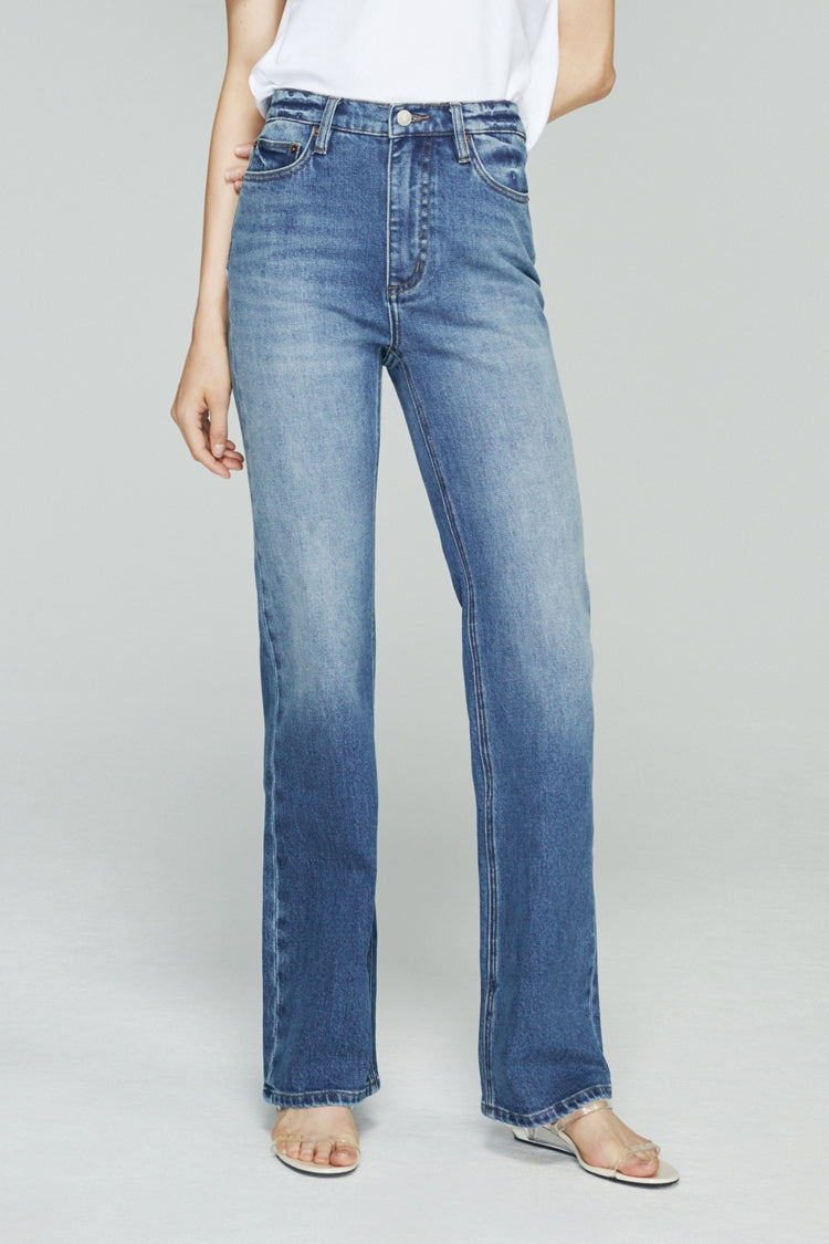 Barbara High Rise Bootcut Jeans HJ004 - JUSTLUXURY
